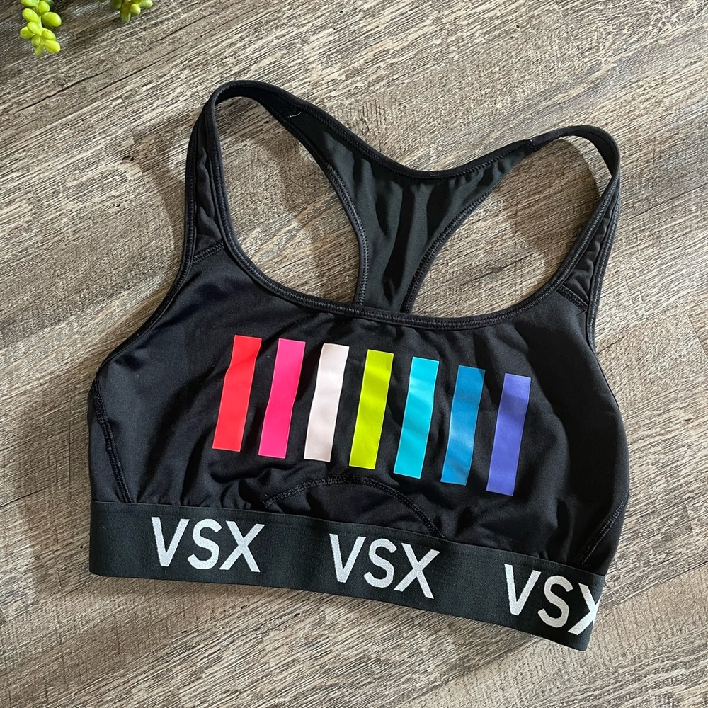 Victoria’s Secret Sport multi-colored band sports bra